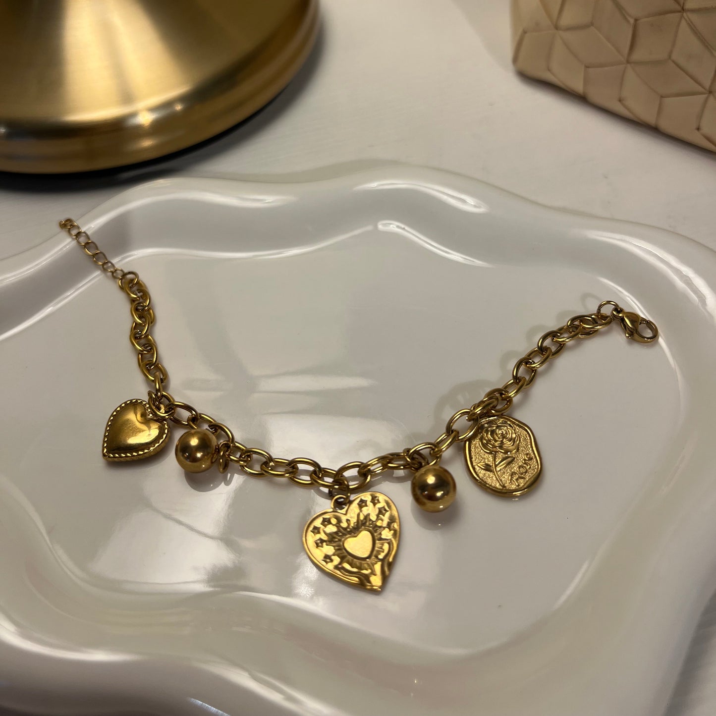 Bracelet Love Charm - GOLD